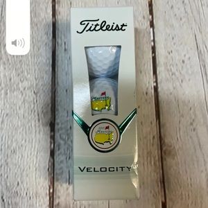 Golf sleeve Augusta Masters golf balls 2015